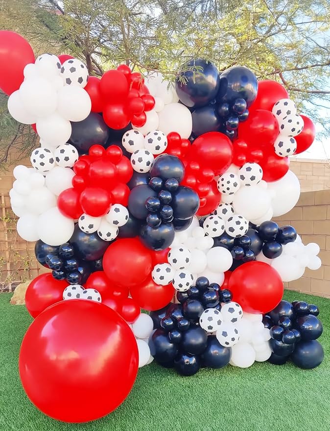Soccer Balloons, 12 Inch Latex Balloons - Image 6