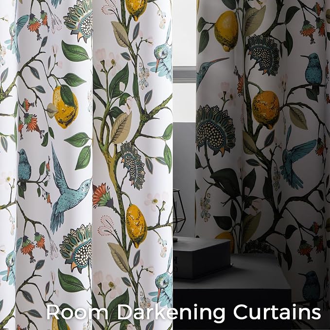 Topfinel 102 Inches Long White Luxury Curtains - Image 4