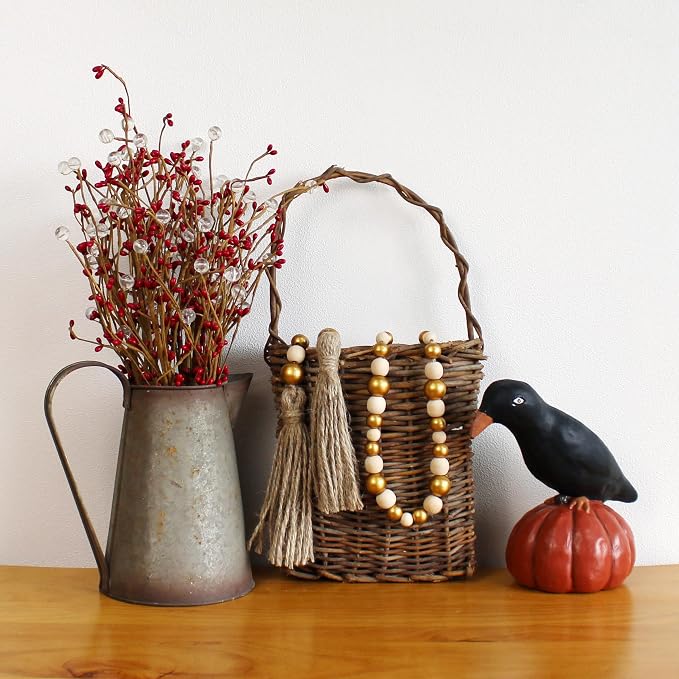CVHOMEDECO. Wood Beads Garland - Image 4