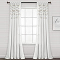Lush Decor Boho Pom Pom Tassel Linen Textured Window Curtain Panel, Single 52" by LushDecor