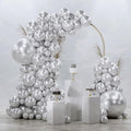 PartyWoo Silver Balloons 92pcs Different Sizes of 18 12 10 5 Inch | Balloons by PartyWoo