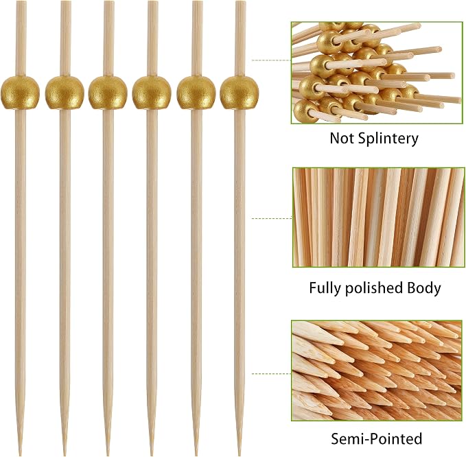 600 Pcs Cocktail Picks, Fancy Toothpicks - Image 7