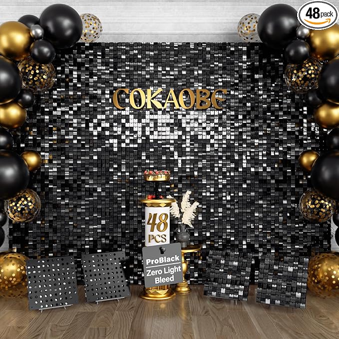 ProBlack Series Shimmer Wall Backdrop by COKAOBE