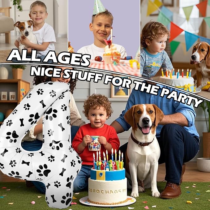 40 Inch Dog Foil Birthday Balloons - Image 5