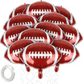 Fovths 12 Pieces Inflatable Football Balloons 18 Inches Footballs Foil Balloons by Fovths
