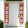 Graduation Decorations 2026, Class of 2026 Banner Congrats Grad | Porch Sign by CAKKVDE
