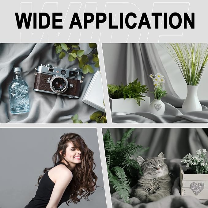 GFCC 5FTx7FT Grey Backdrop Background - Image 5