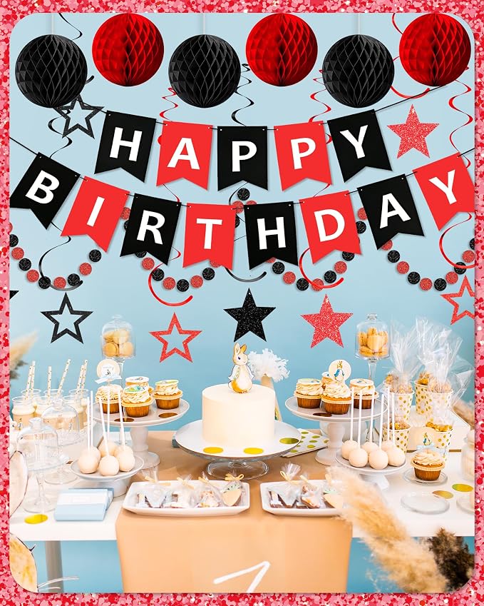 Happy Birthday Decorations, Party Decorations Banners - Image 5