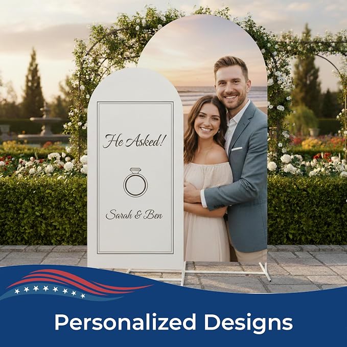 DC Custom Arch Backdrop Cover, Double Sided Custom Arch Covers Made in USA | - Image 5