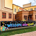Large Welcome Back to School Banner 120x20 Inch, Back To School Decorations by Eaguecros