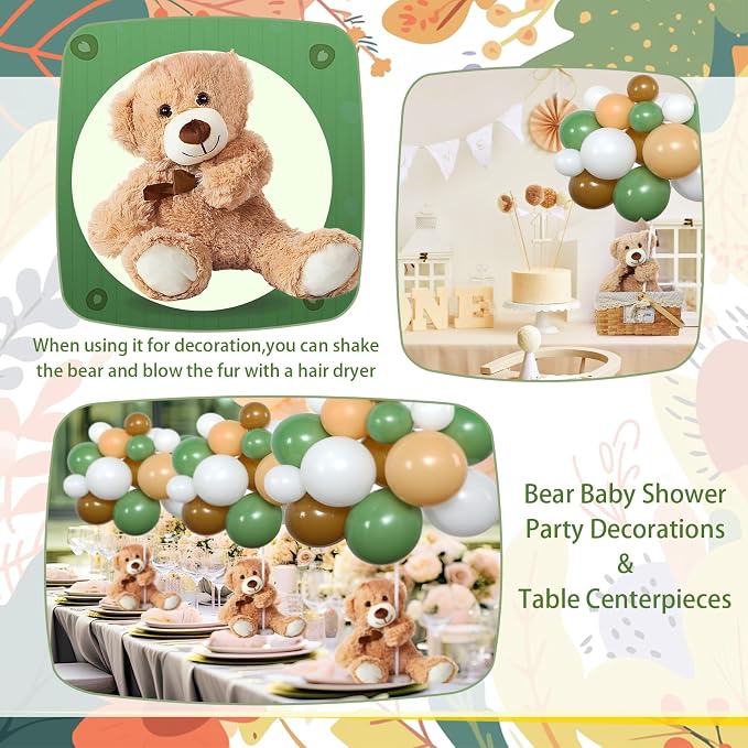 Meooeck 185 Pcs Bear Baby Shower Party Decorations Table Centerpieces 5 Pcs 13. - Image 5