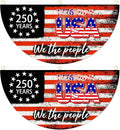 2PCS USA Anniversary 250th Flag, 1.5X3 FT Anniversary Fan Flags, Yard Signs by Unknown