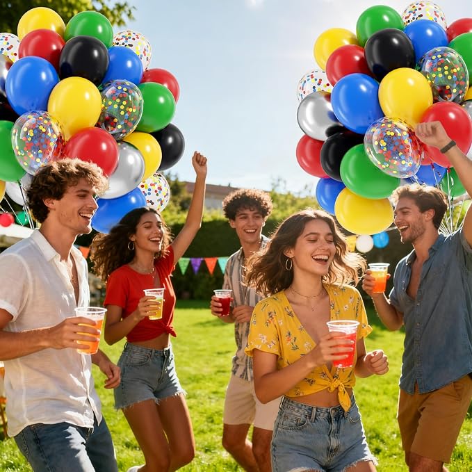 60pcs Colorful Balloons 12inch - Image 8