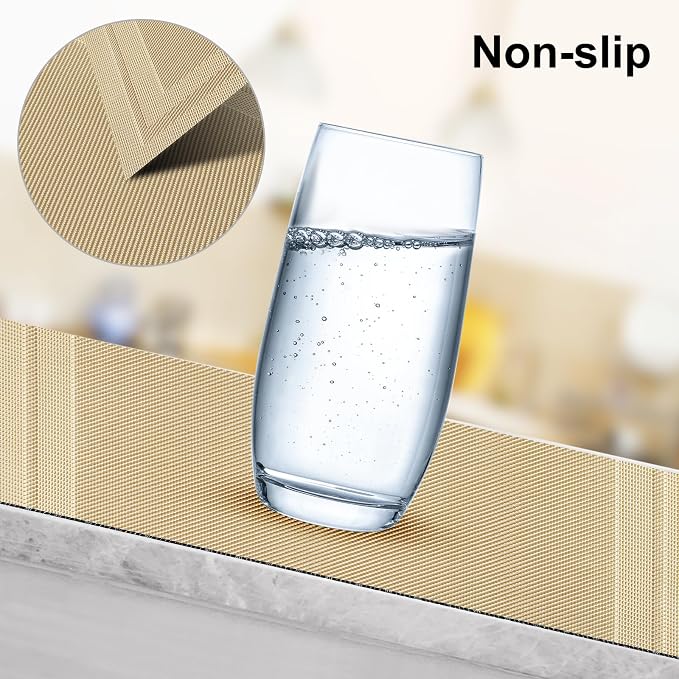 Aofmee Placemats Set of 6, Washable PVC Place Mats, Heat Resistant Non-Slip - Image 4