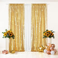 Eternal Beauty Gold 3mm Sequin Backdrop 2x8 Ft 2 Pack Wedding | Dense Sparkle by EternalBeauty