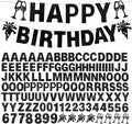 129Pcs DIY Letter Banners Glitter Customizable Banner Kit Custom Banner DIY by MFLUEEWR