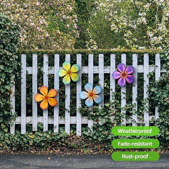 Giyyomtr Metal Flowers Wall Decor - Image 2