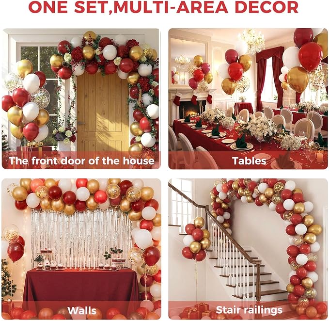 LovesTown Red and Gold Balloons - Image 4