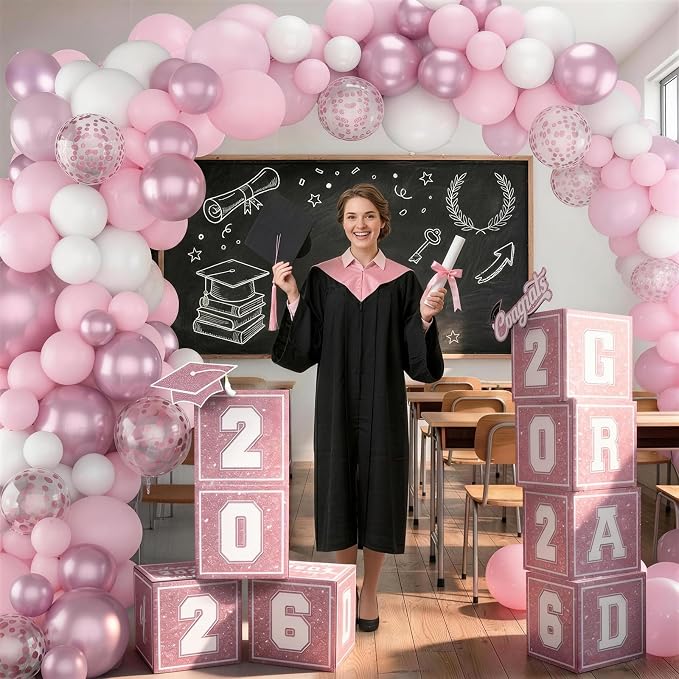 Pink Graduation Decorations 2026 - Image 6