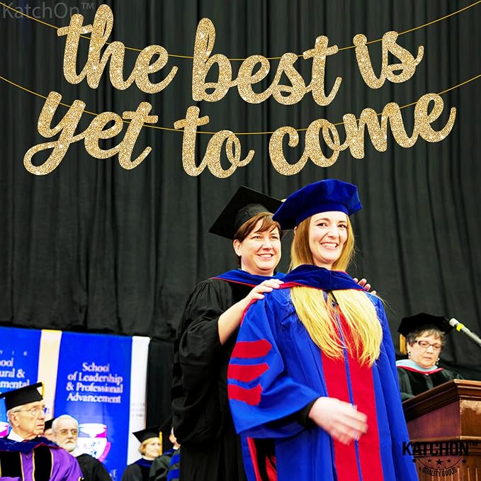 KatchOn Glitter The Best is Yet to Come Banner 10 Feet | No DIY, 2026 - Image 6