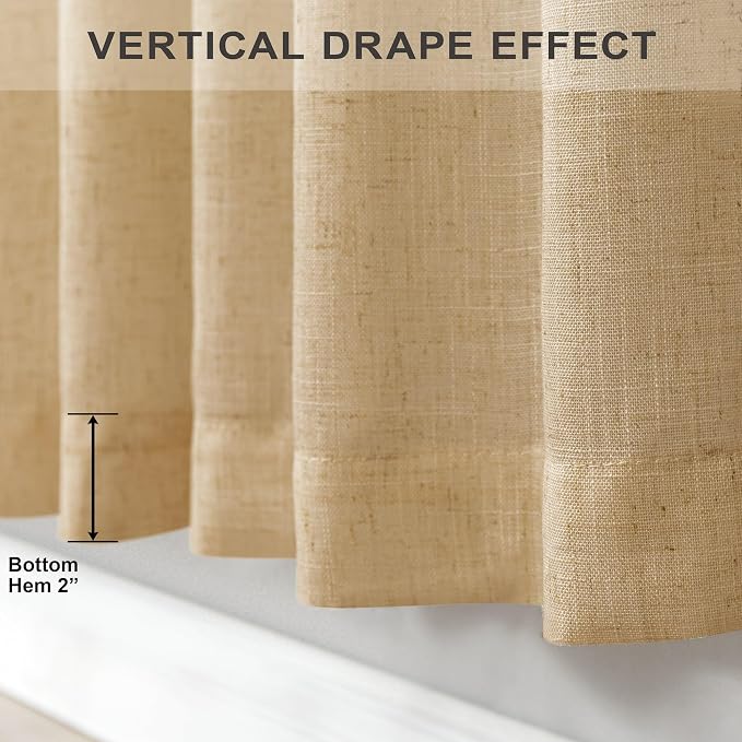 Light Brown Tan Curtains 72 Inch Length - Image 6