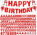 129Pcs Glitter Customizable Banner Kit DIY Custom Letter Banners Happy Birthday by MFLUEEWR