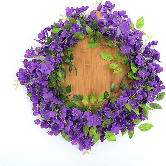 Findosom 10Pcs Total 72FT Wisteria Artificial Flowers Garland - Image 6