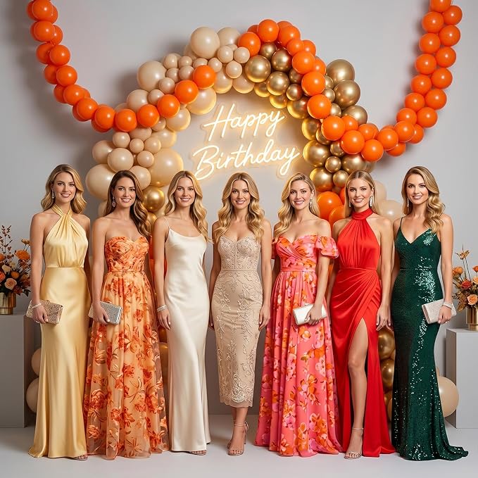Orange Linking Balloons, Tails Balloon - Image 4