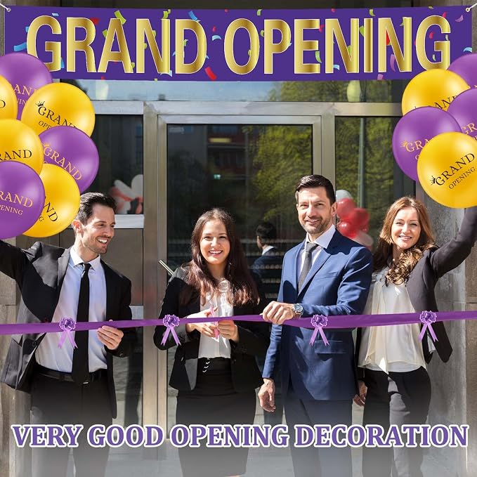 Mixweer Grand Opening Ribbon Cutting Ceremony Kit Grand Opening Banner - Image 5