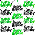 BEISHIDA 12 Pcs Happy Birthday Hanging Swirl Decorations, Wicked Birthday Party by Beishida