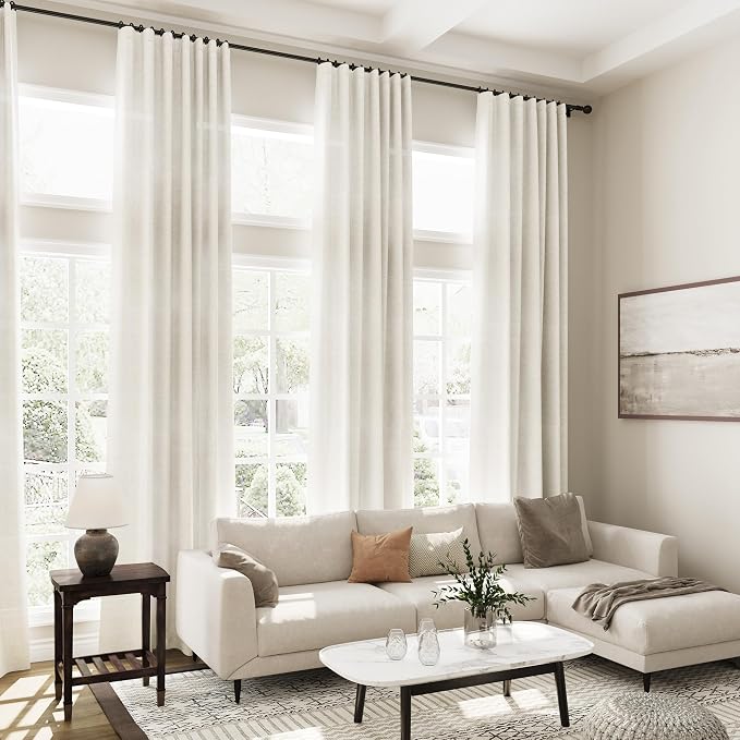 Extra Long Curtains 2 Panels 116 Inches Long - Image 7