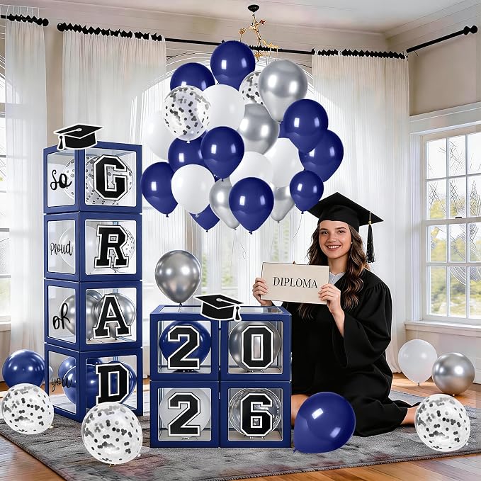 Graduation Decorations 2026 Graduation Party Decorations Set of 4 Boxes - Image 6