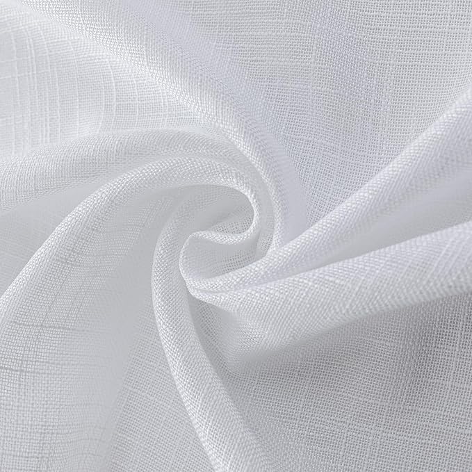 Beda Home Tassel Linen Textured Swag Curtain Valance - Image 7