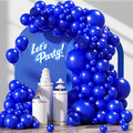Awenztech 122pcs Royal Blue Latex Balloons in 18 12 10 5 inches | Graduation by Awenztech