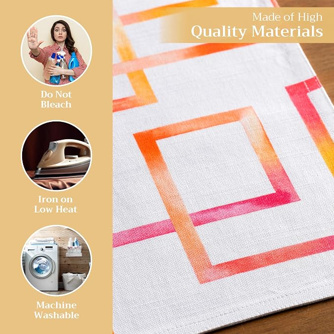 Maison d' Hermine Placemats Set of 4 Reusable 100% Cotton | Cloth Place Mats - Image 3