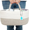 Casaphoria Caddy Organization Woven Cotton Rope Basket storage Caddy or Gift by Casaphoria