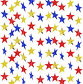 BEISHIDA 6Pcs Blue Gold and Red Star Garland Decor Twinkle Paper Star Banner by Beishida