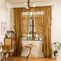 Deeprove Sheer Lace Curtains Gold 96 Inches Long by Deeprove