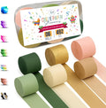 6 Sage Green Streamers, 492ft Pack of Crepe Paper Party Decorations | Each roll by CaptainD%C3%A9cor