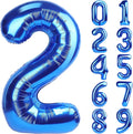 Number Balloons Navy Blue Balloons by United-UnicornsParty