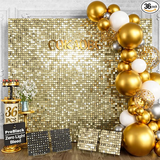 ProBlack Series Shimmer Wall Backdrop by COKAOBE