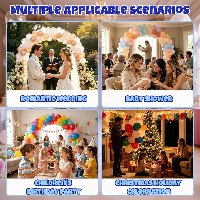 Balloon Arch Clips Set, for Party Backdrop | All-in-one DIY Balloon Arch Kit - Image 5