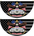 2PCS 250th Anniversary USA Flag, 1.5X3 FT 1776-2026 Fan Flags, 2 Ply Year by Unknown