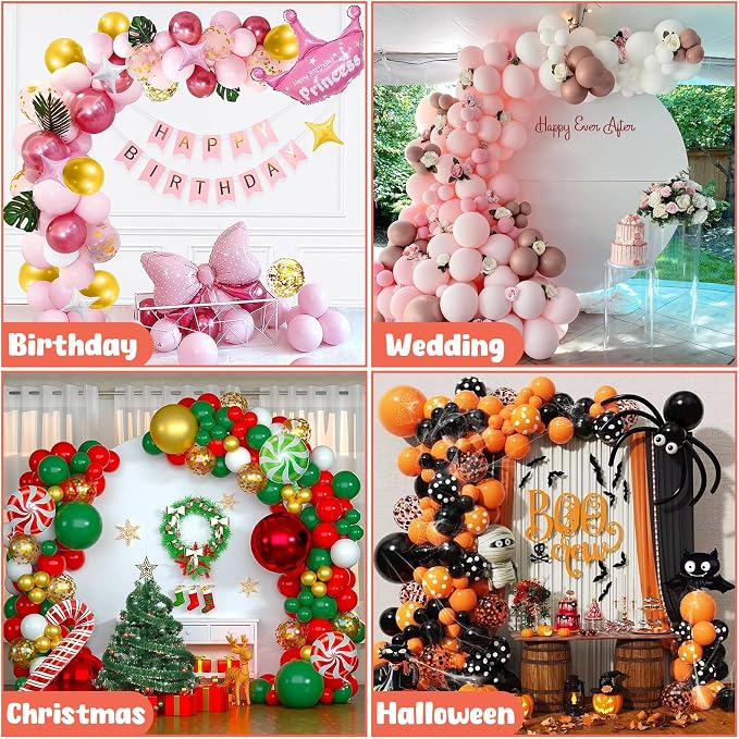 OurWarm 9.35Ft & 6Ft Gold Balloon Arch Stand, Free Bending Shape Balloon Arch - Image 7