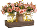 3 Pcs Mason Jar Centerpiece Table Decorations by Unknown