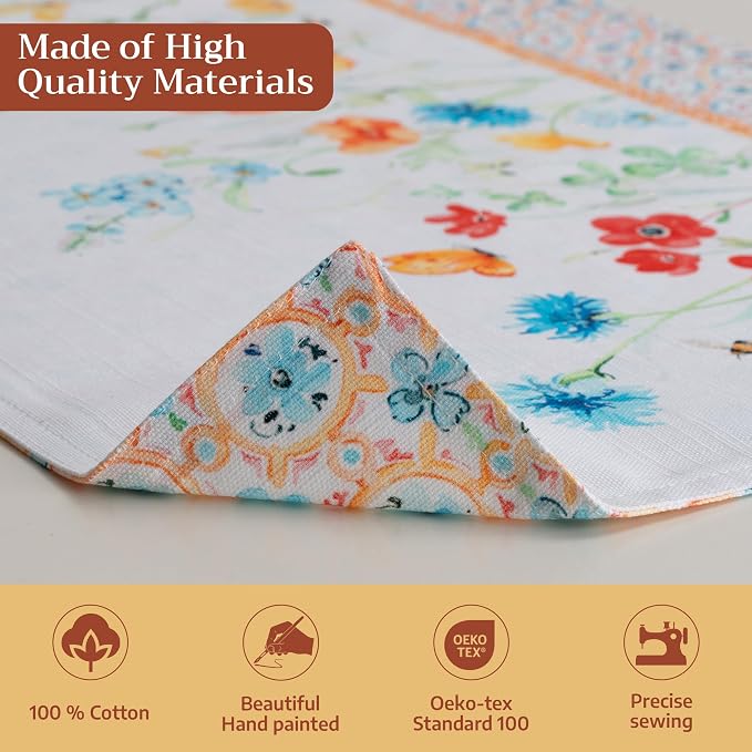 Maison d' Hermine Placemats Set of 4 Reusable 100% Cotton | Cloth Place Mats - Image 3