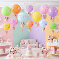 Lewtemi 12 Sets Hanging Hot Air Balloon Ceiling Decorations 10'' 12'' Baby by Lewtemi