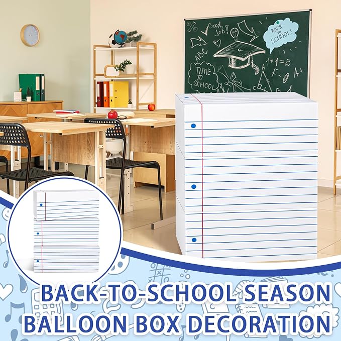 Denylo pro 3 Pcs Back to School Balloon Box Decoration Sets Composition Balloon - Image 5