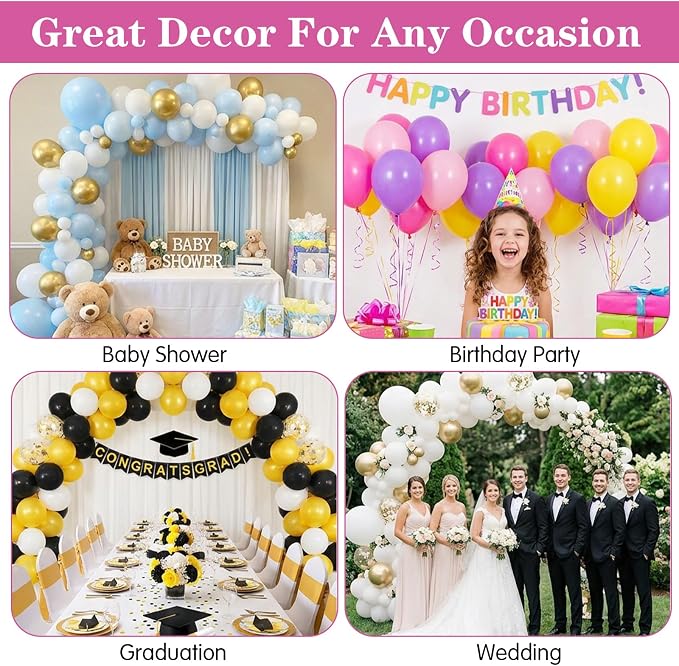 10 Rolls Balloon Decorating Strip, 164ft Balloon Garlands Kit | Balloons Arch - Image 5