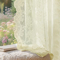 Anmao Vintage Lace Curtains 108 Inches Long 2 Panels Set, Romantic Elegant by Anmao